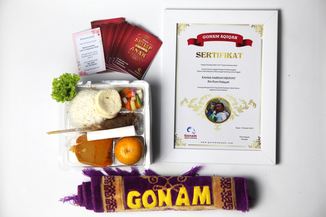 Gonam Aqiqah Banner