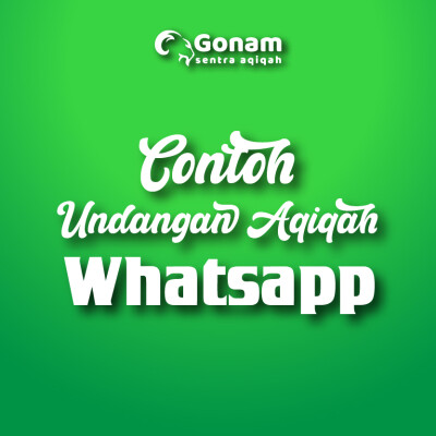 Contoh Undangan Aqiqah Whatsapp